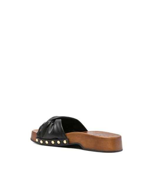 Ganni Brown Sliders