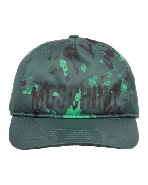 Moschino Green Caps for men