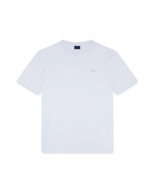 Paul & Shark Soft Cotton T-Shirt Mit 3-In-1-Technologie in White für Herren