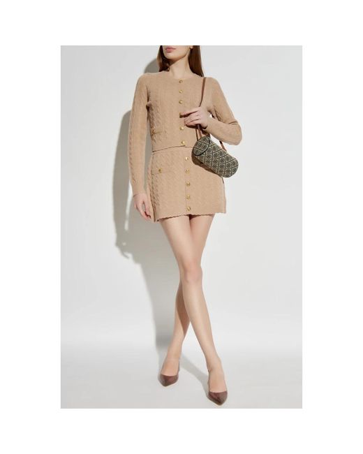 LoveShackFancy Natural Short Skirts