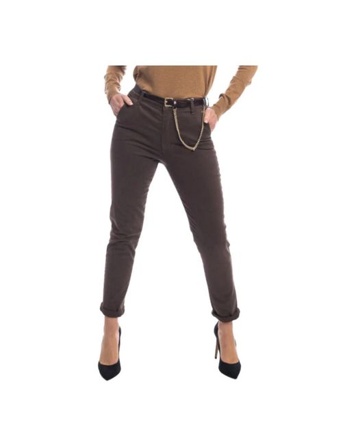 Kocca Black Slim-Fit Trousers