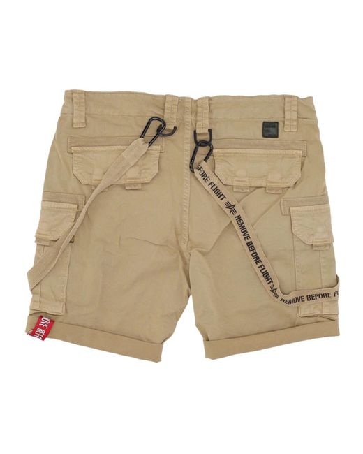 Alpha Industries Natural Casual Shorts for men