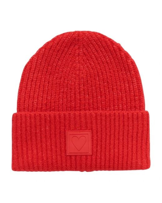 Beanies Kaffe en coloris Red