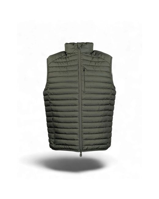 Save The Duck Green Vests for men
