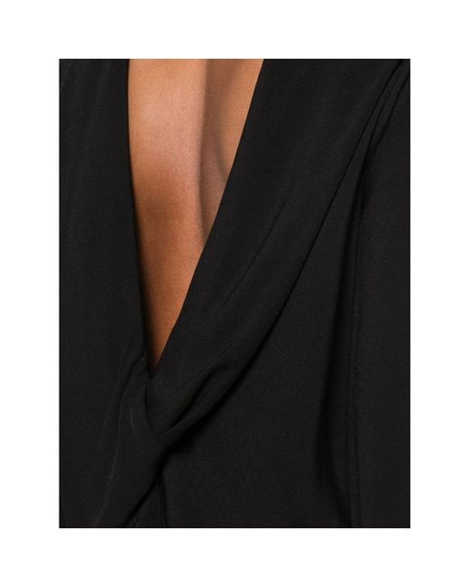 The Row Black Blouses