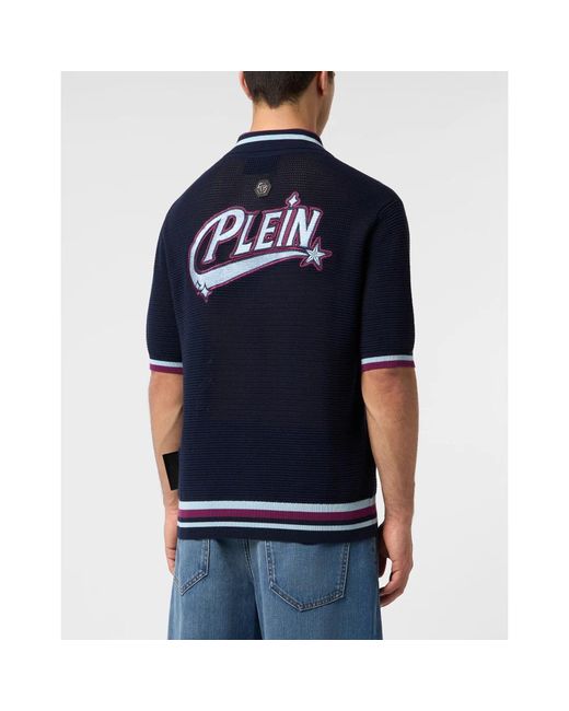 Cardigans Philipp Plein de hombre de color Blue