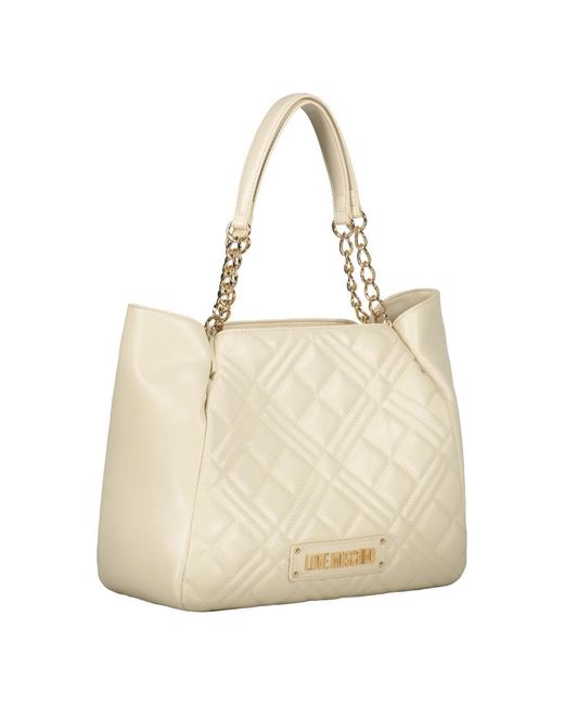 Love Moschino Natural Shoulder Bags