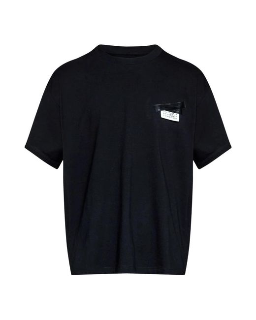 MM6 by Maison Margiela Black T-Shirts for men