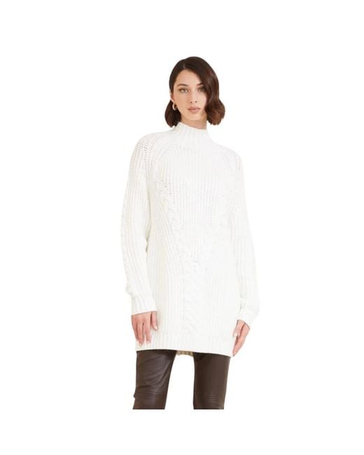 Marciano White Knitted Dresses