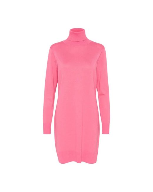 Saint Tropez Pink Knitted Dresses