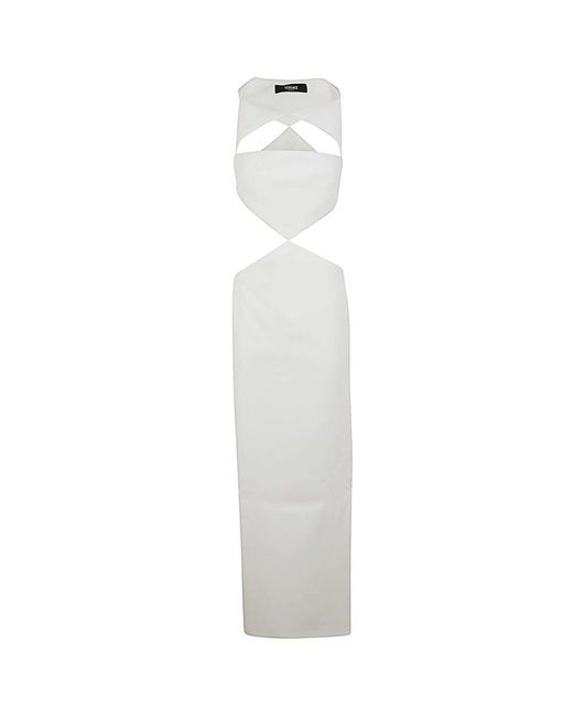 Versace White Maxi Dresses