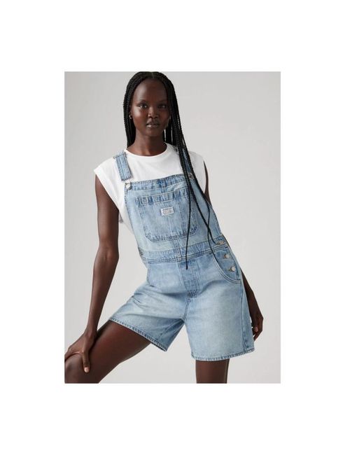 Playsuits Levi's en coloris Blue