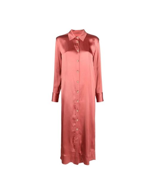Loulou de Saison Red Shirt Dresses