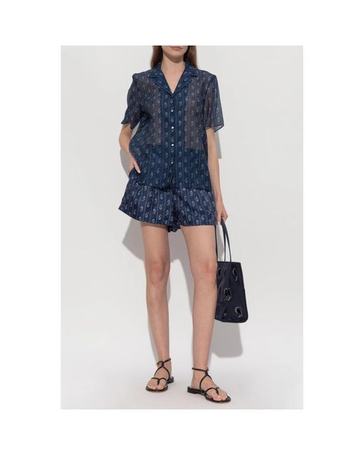 Tory Burch Blue Shirts