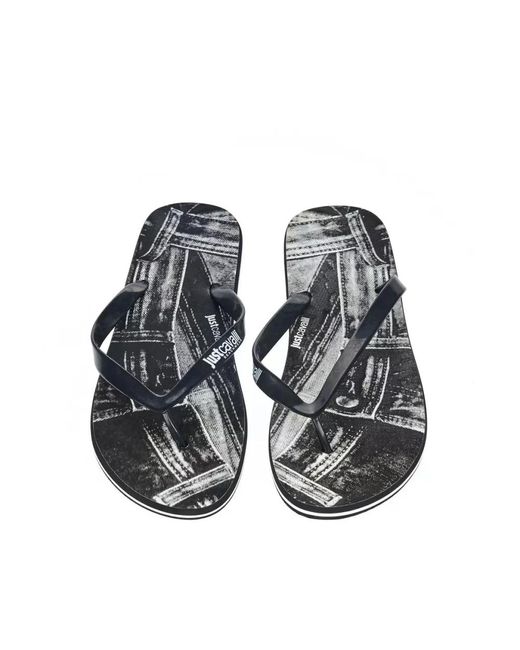 Flip Flops di Just Cavalli in Black da Uomo