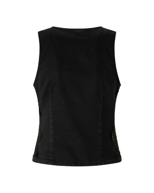 Pinko Black Waistcoats