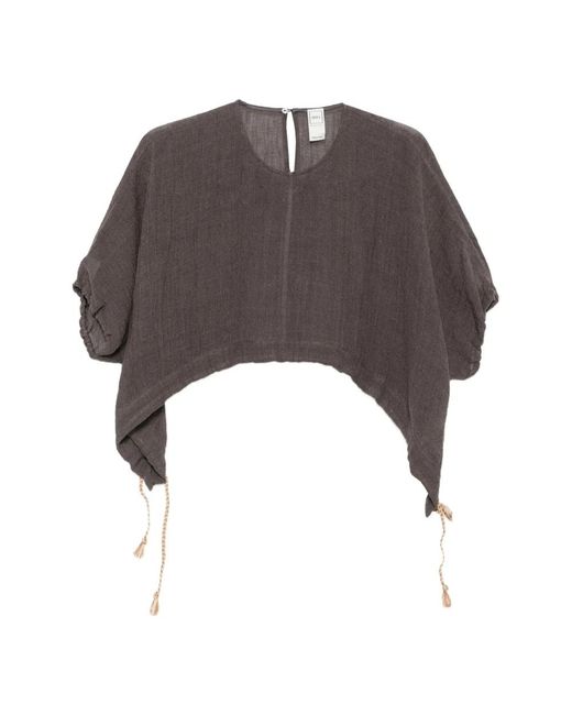120% Lino Gray Blouses