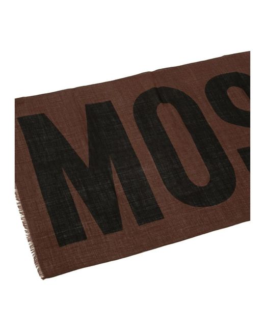 Moschino Brown Winter Scarves for men