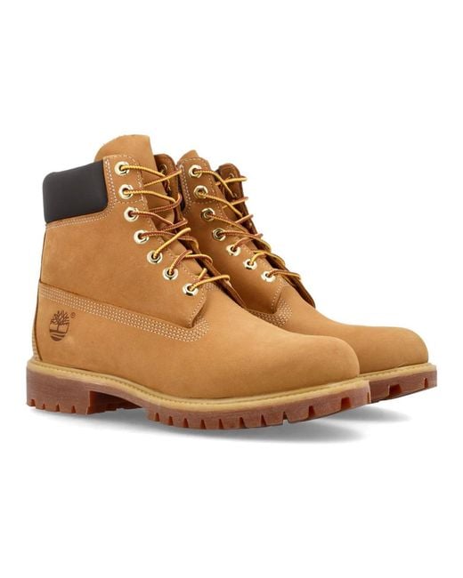 Timberland Brown Lace-Up Boots for men