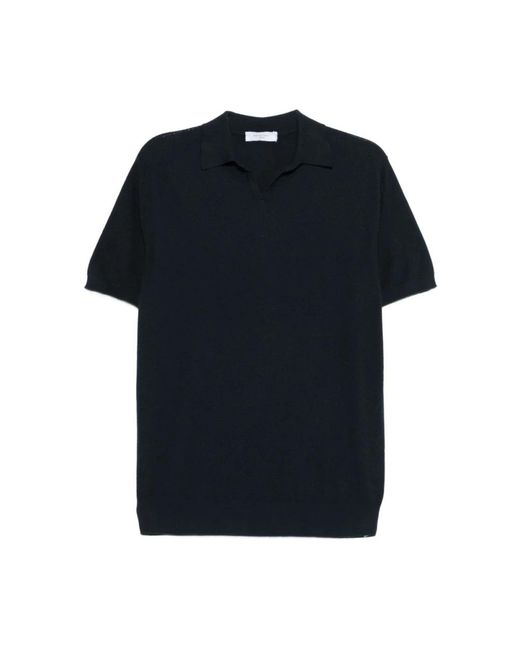 Boglioli Black Polo Shirts for men