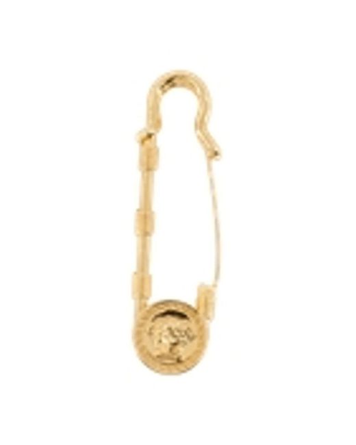 Earrings di Versace in Metallic