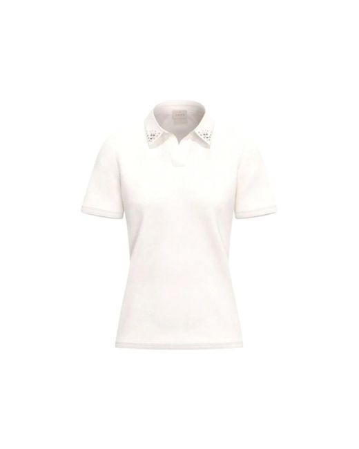 Marella White Polo Shirts