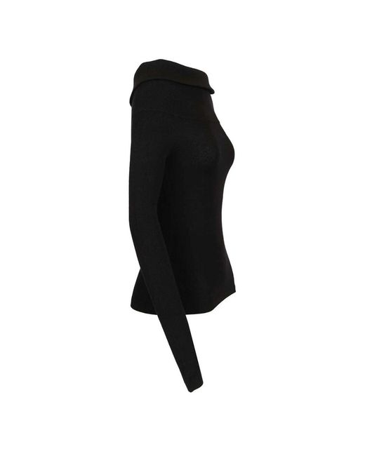 Lisa Yang Black Long Sleeve Tops