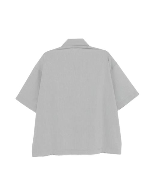 Bonsai Gray Short Sleeve Shirts for men