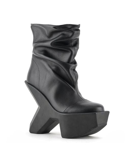 United Nude Gray Heeled Boots