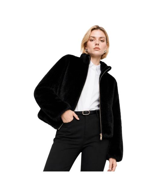 Kocca Black Faux Fur & Shearling Jackets