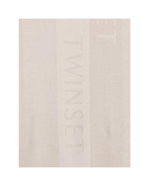 Twinset Natural Scarves