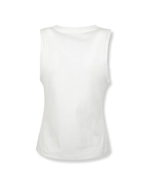 Jonathan Simkhai White Sleeveless Tops