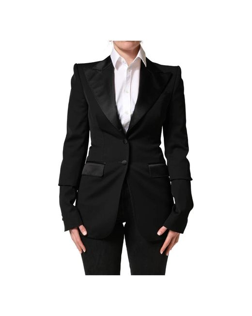 Dolce & Gabbana Black Blazers