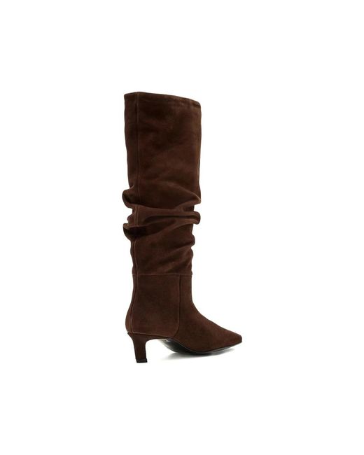 Alohas Brown Heeled Boots