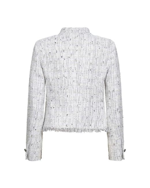 Tagliatore Gray Tweed Jackets