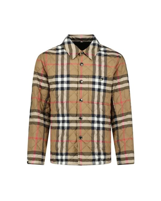 Burberry Forres Diamond Gewatteerde Jas in het Multicolor voor heren