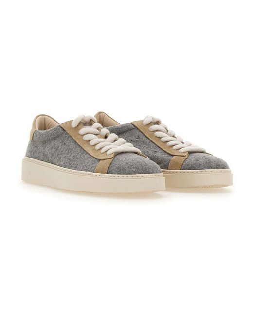 Eleventy Gray Sneakers for men
