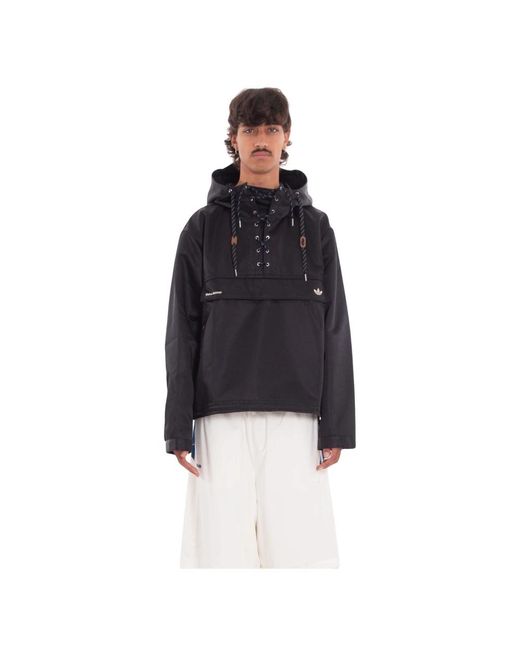 Adidas Fitness ,Zwart ,Polyester Wb Tech Sailor Jacket in het Black voor heren