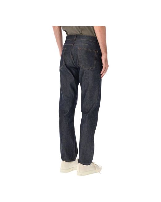 Lanvin Jeans ,Blauw ,Katoen Rechte Spijkerbroek in het Blue voor heren