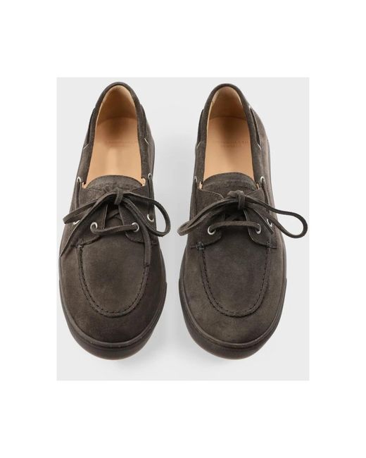 COPENHAGEN Brown Boat Shoes for men