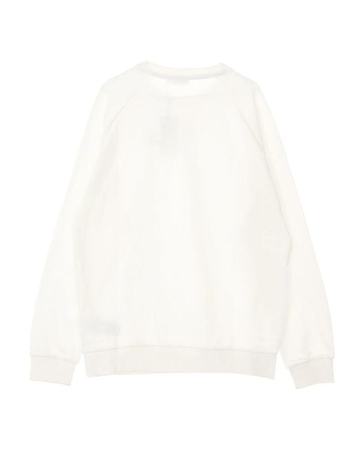 Fila Hoodies & Sweatvesten ,Wit ,Katoen Lichtgewicht Raglan Crew Neck Sweatshirt in het White voor heren
