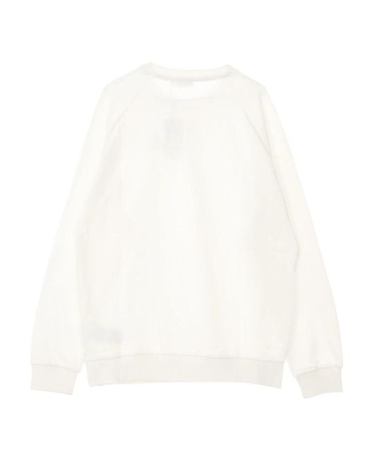 Fila Hoodies & Sweatvesten ,Wit ,Katoen Lichtgewicht Raglan Crew Neck Sweatshirt in het White voor heren