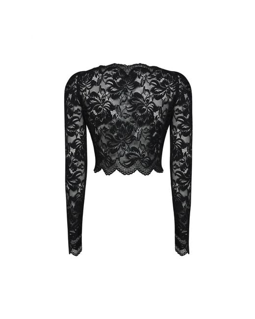 Rabanne Black Long Sleeve Tops