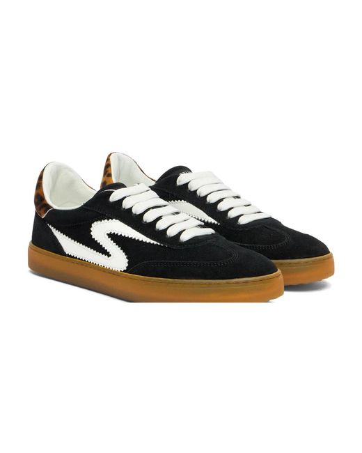 Stuart Weitzman Black Sw Runaround Sneaker