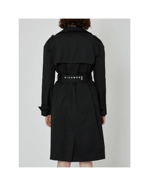 Coats > trench coats RICHMOND en coloris Black