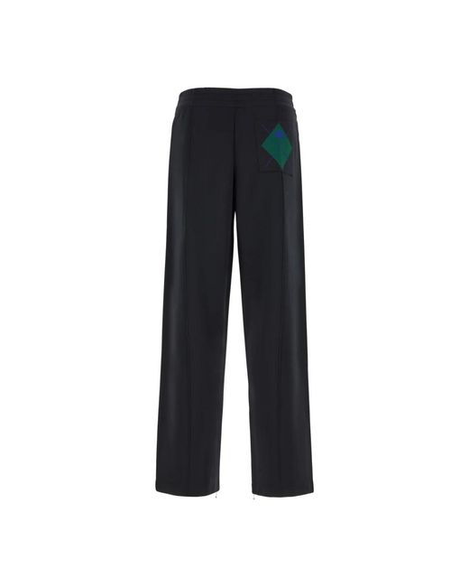 Burberry Blue Straight Trousers for men
