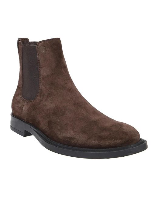 Tod's Brown Chelsea Boots for men