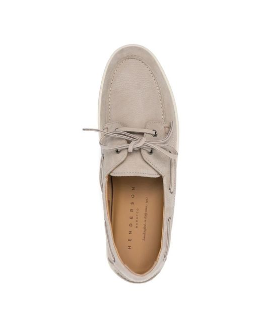 Henderson White Boat Shoes for men