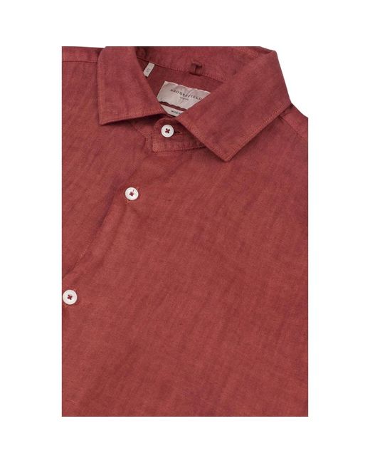 Brooksfield Tabasco hemd in Red für Herren
