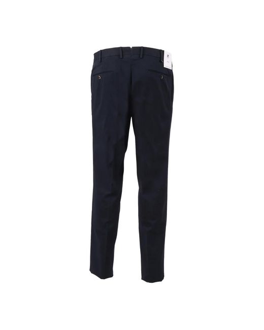 PT01 Slim Chinos in het Blue voor heren
